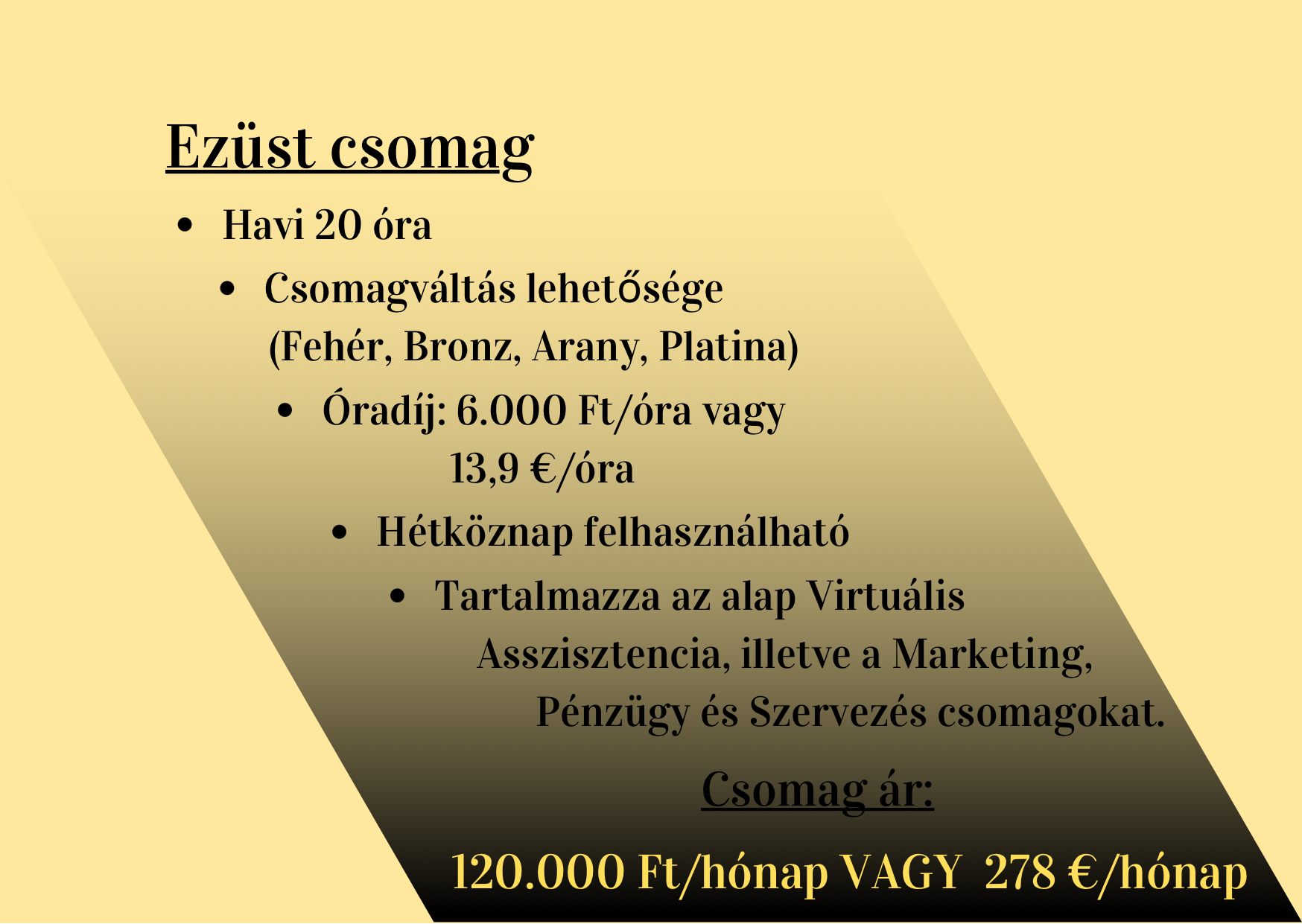 Ezüst csomag