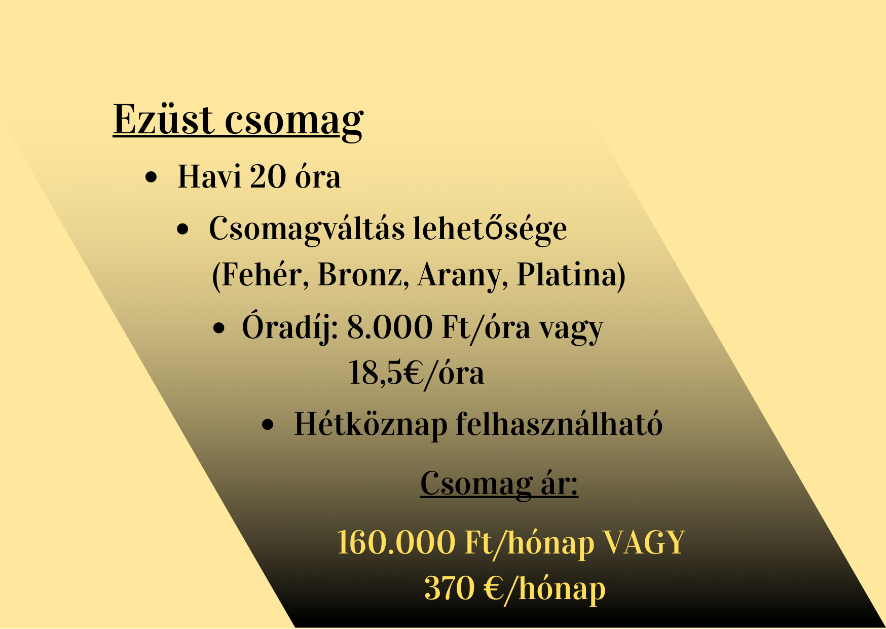 Ezüst csomag