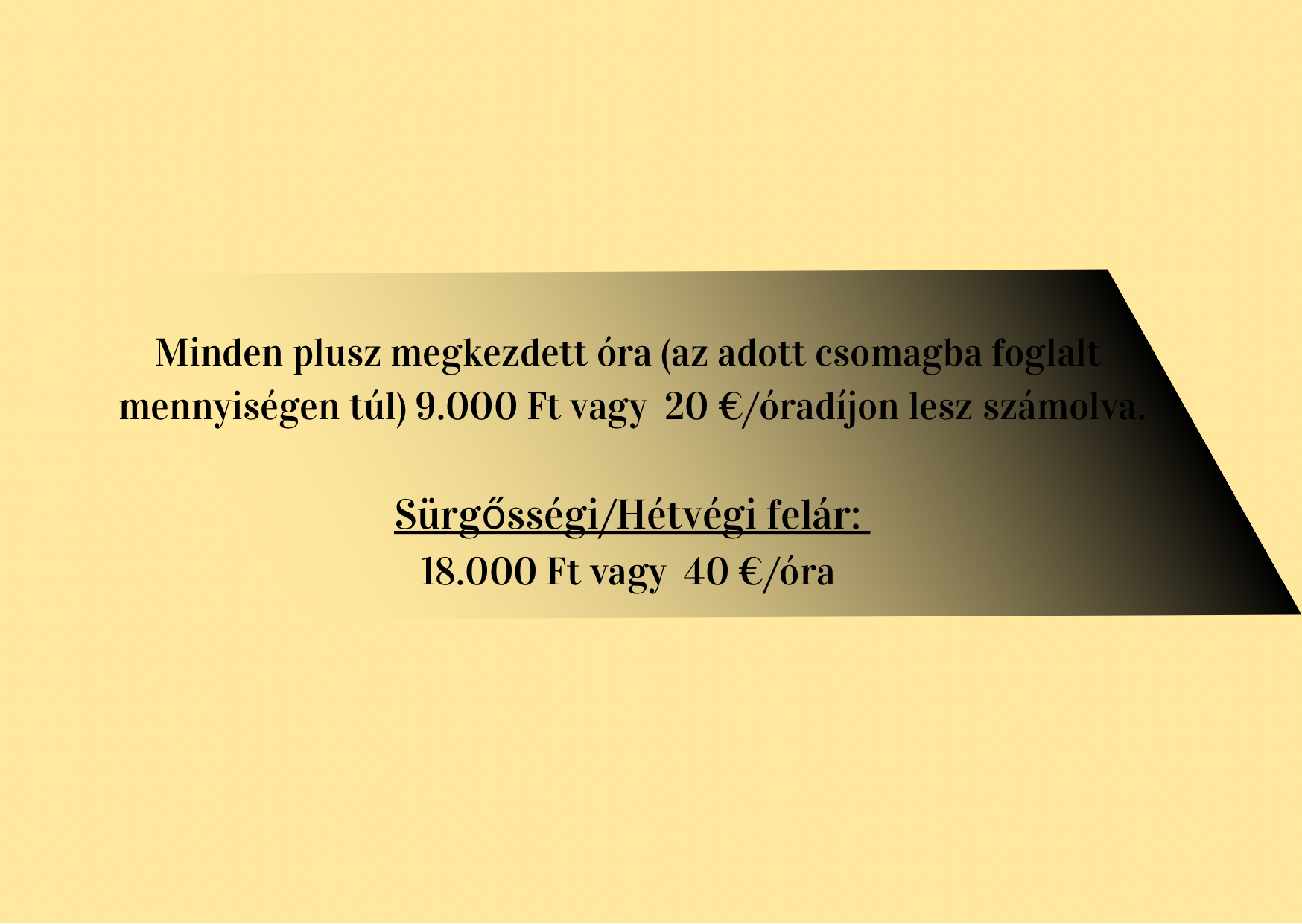 Kiegészítő információk